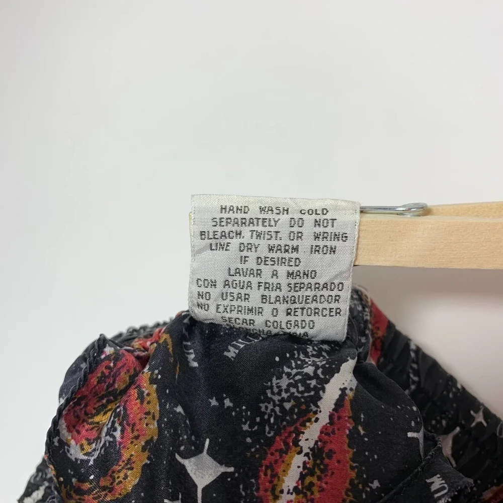 Vintage 90s millennium spiral galaxy silk boxers